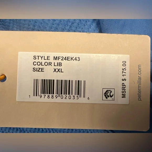 Peter Millar Liberty Blue Vista Hybrid Full-Zip Jacket Size 2XL NWT - Picture 7 of 8